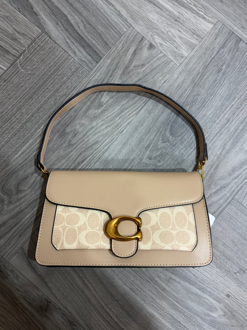 Monogram Bus Bag - Beige