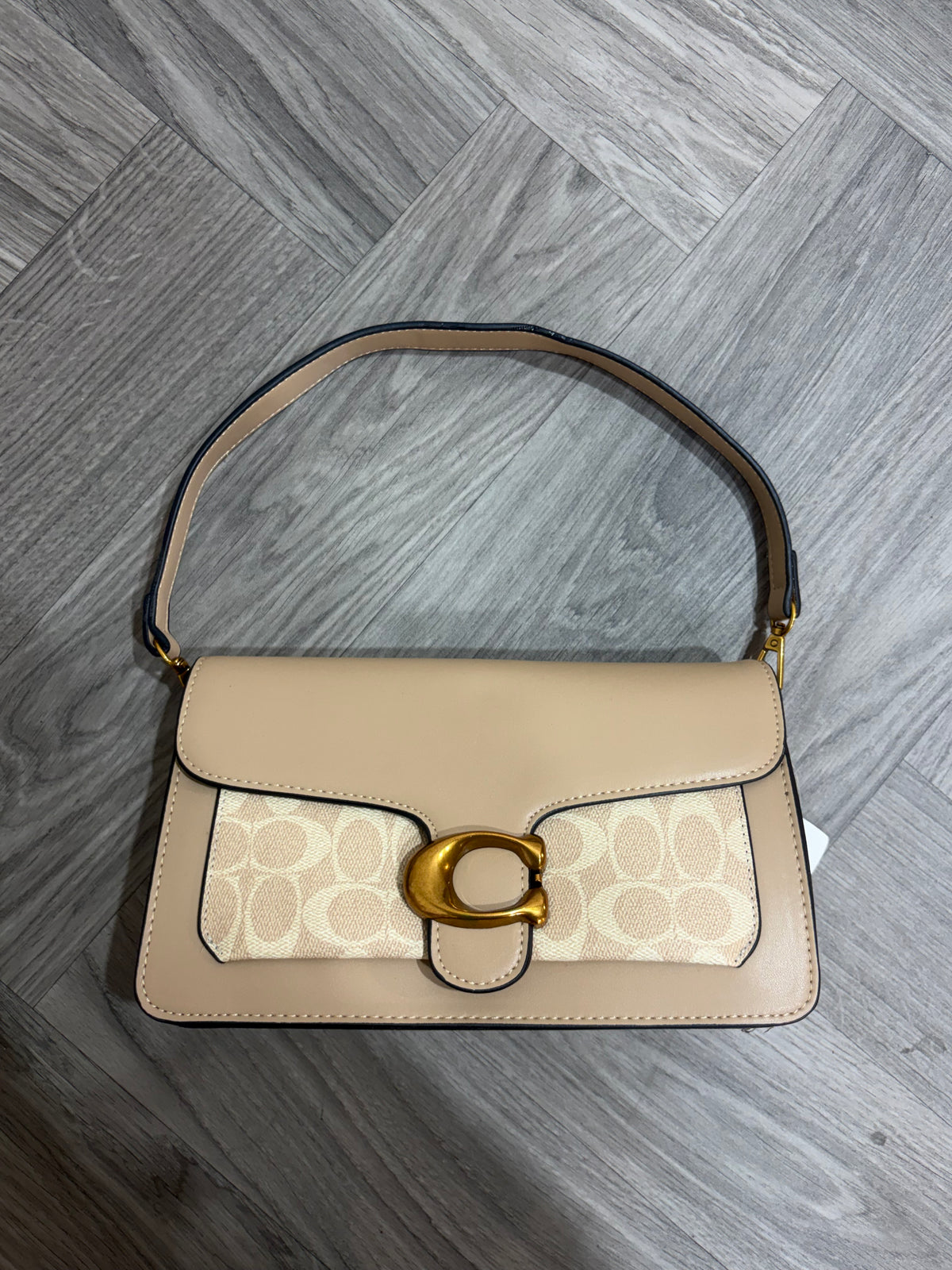 Monogram Bus Bag - Beige