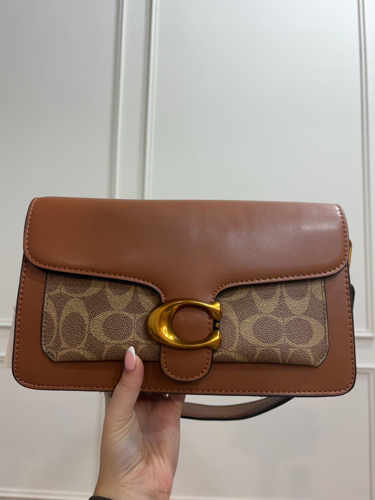 Monogram Bus Bag - Tan