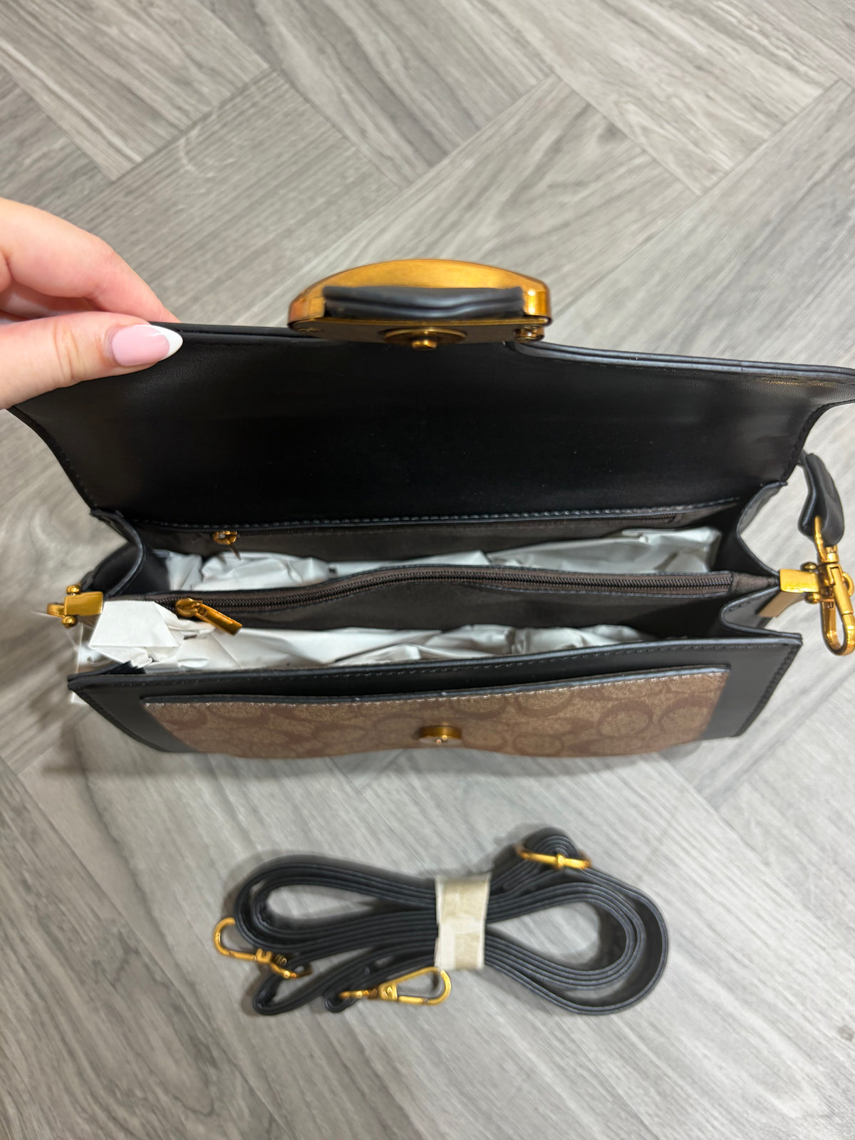 Monogram Bus Bag - Black