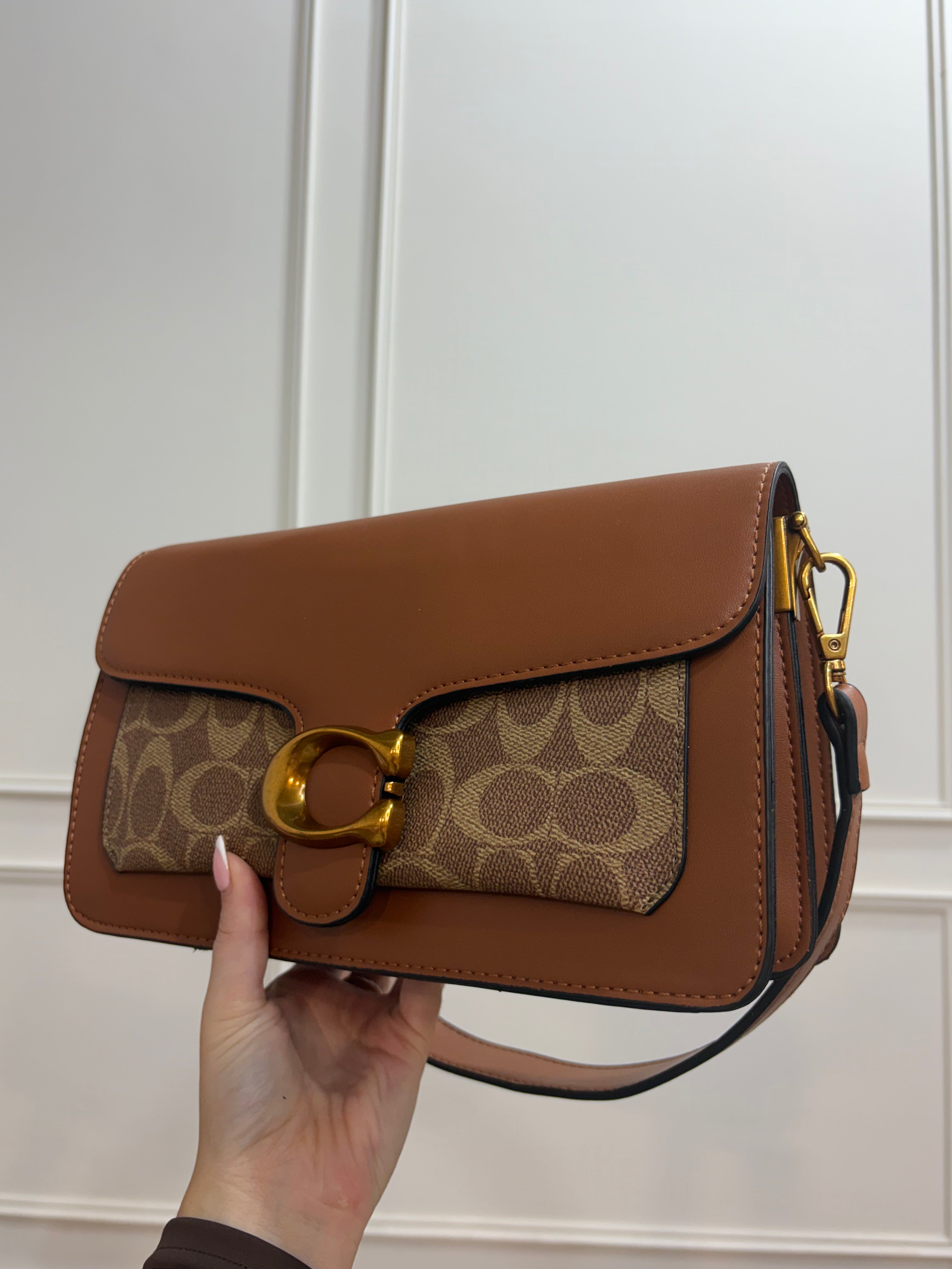 Monogram Bus Bag - Tan