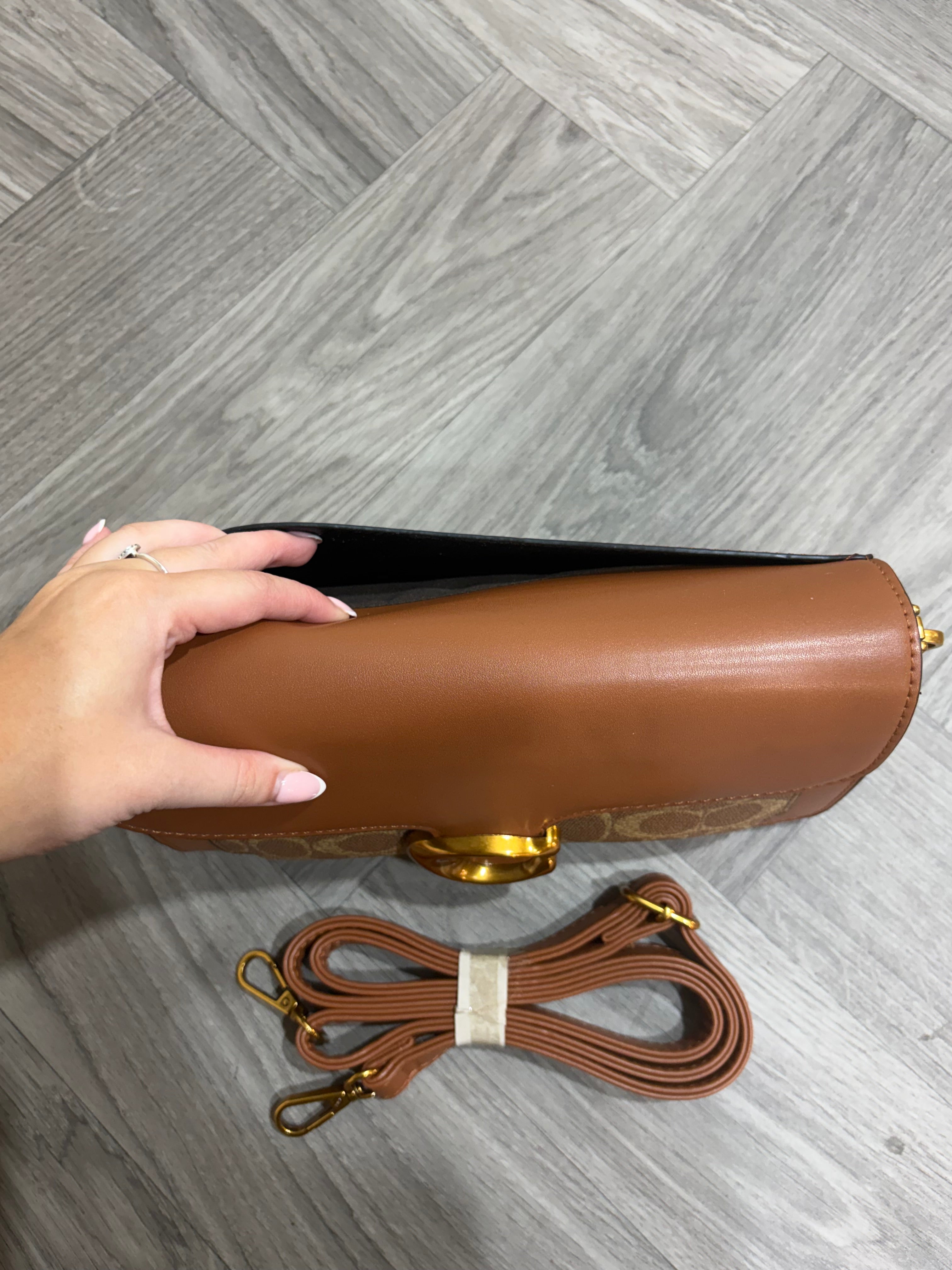 Monogram Bus Bag - Tan